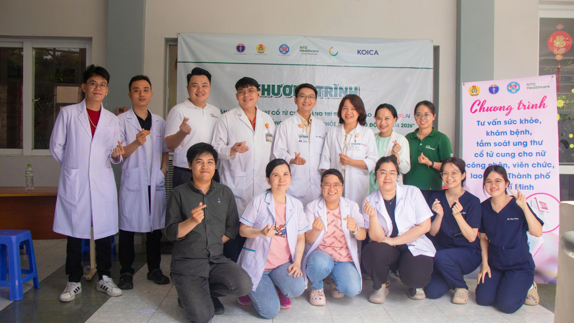 BỆNH VIỆN HÙNG VƯƠNG PHỐI HỢP KHÁM TẦM SOÁT UNG THƯ CỔ TỬ CUNG MIỄN PHÍ BẰNG CERVICARE AI TẠI PHƯỜNG BÀ RỊA, TP.HCM